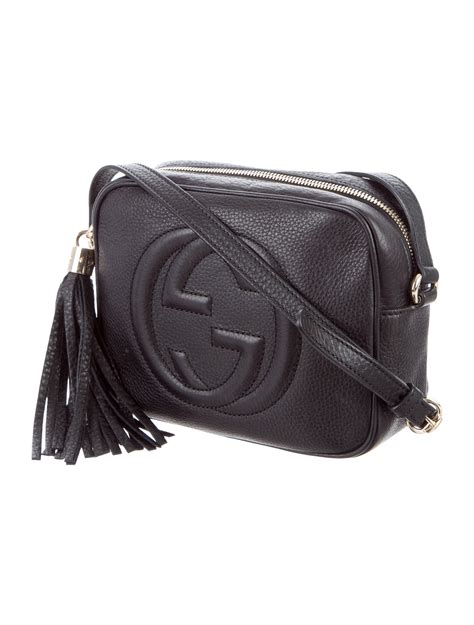 gucci soho crossbody bag black|unisex Gucci crossbody.